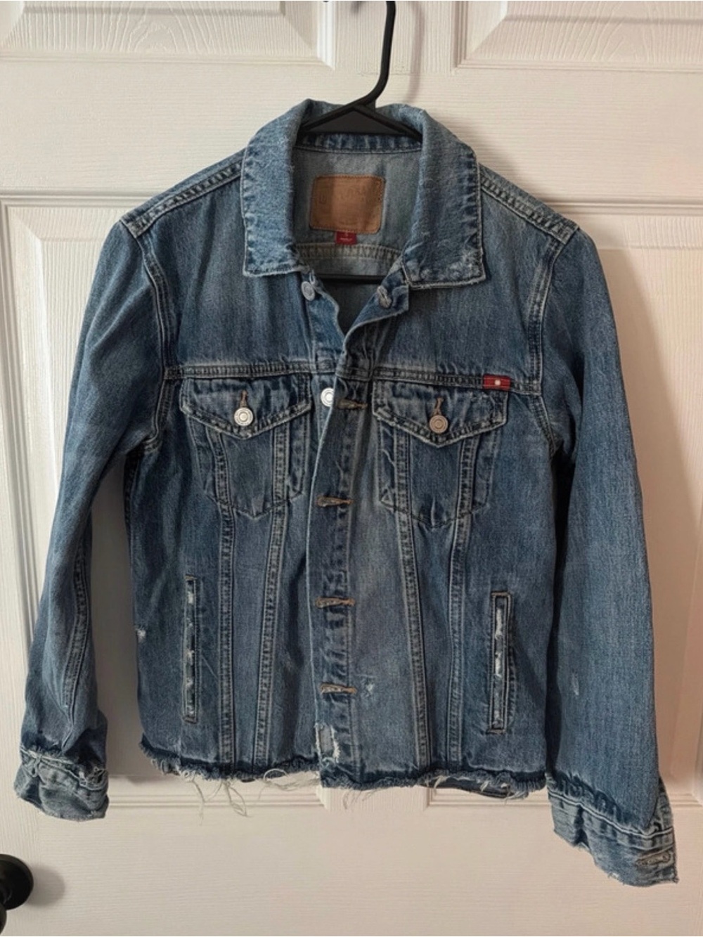 Lucky Brand Distressed Denim Jacket